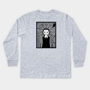 Wednesday Addams Kids Long Sleeve T-Shirt